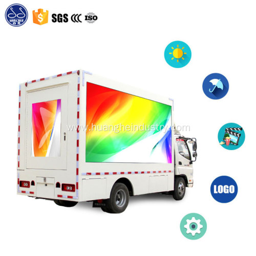 dongfeng led street show stage truck for sale